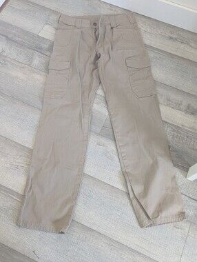 Noble Outfitters Cargo Pants Khaki Tan Workwear Utility Mens Size 30x34